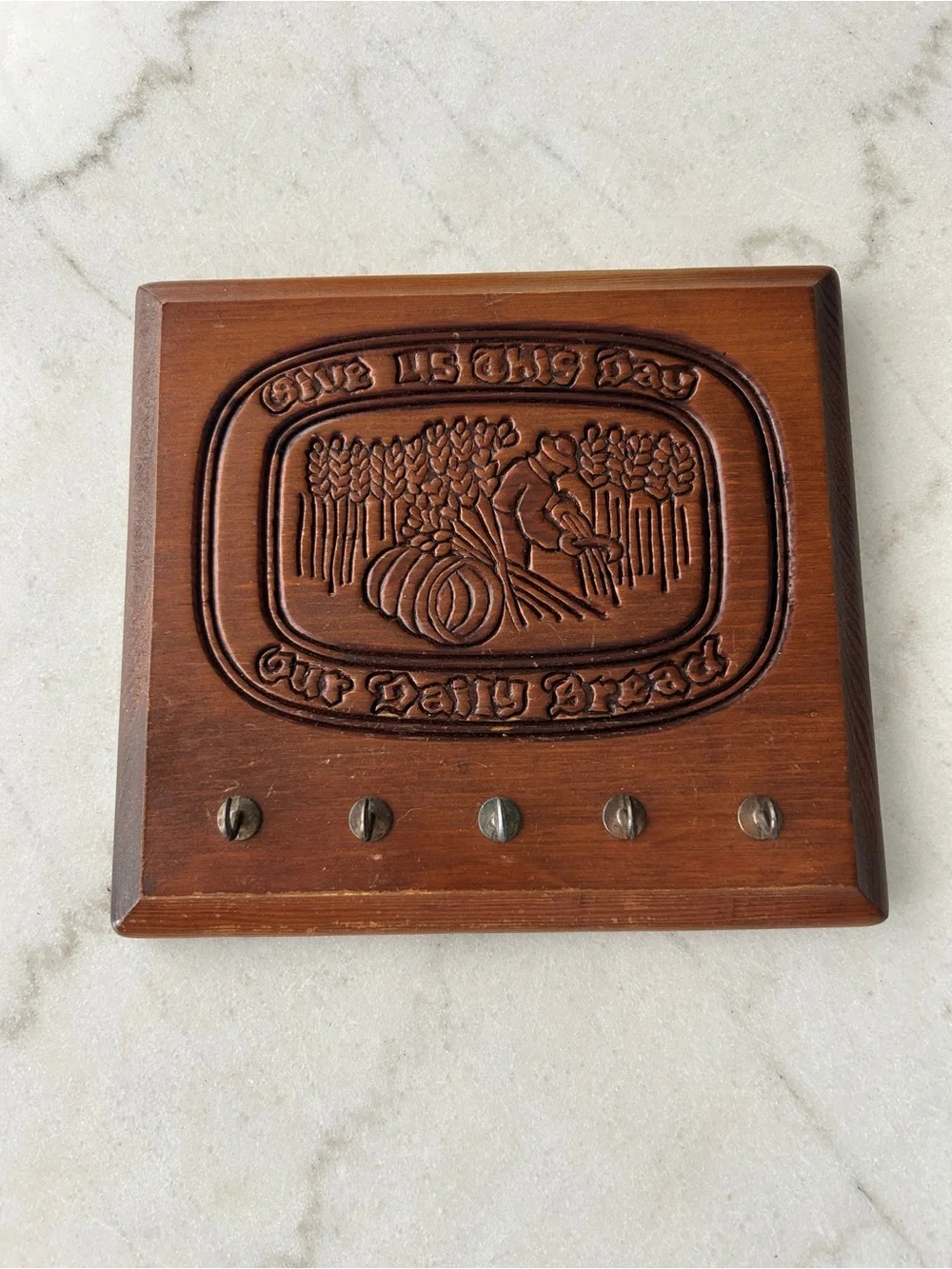 Wooden Wall Key Holder 